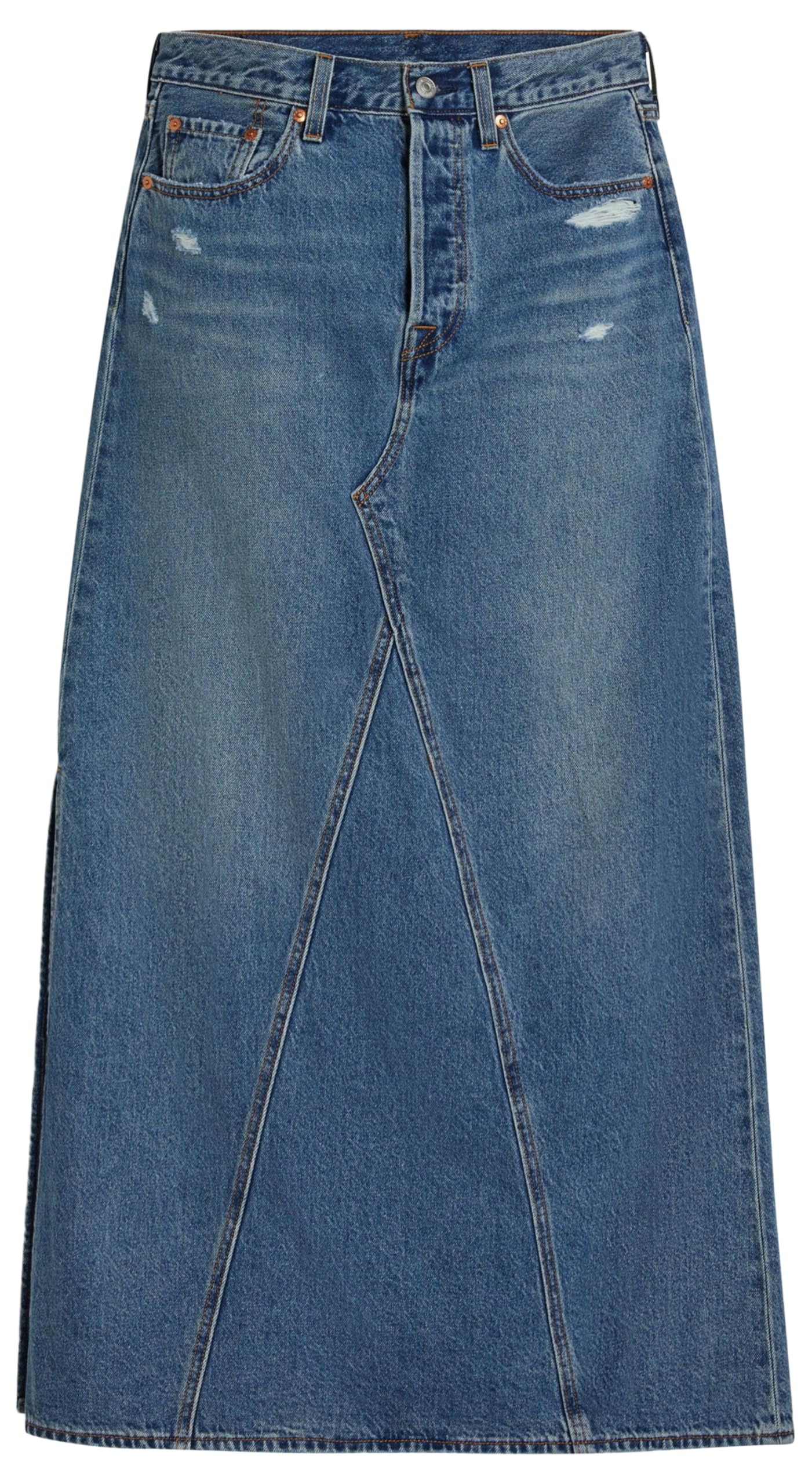 Levi's Damen Iconic Long Slit Skirt (1er Pack)