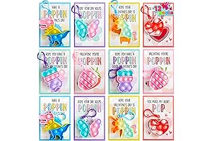 12 Pack Valentine POP Fidget Valentines Day Cards