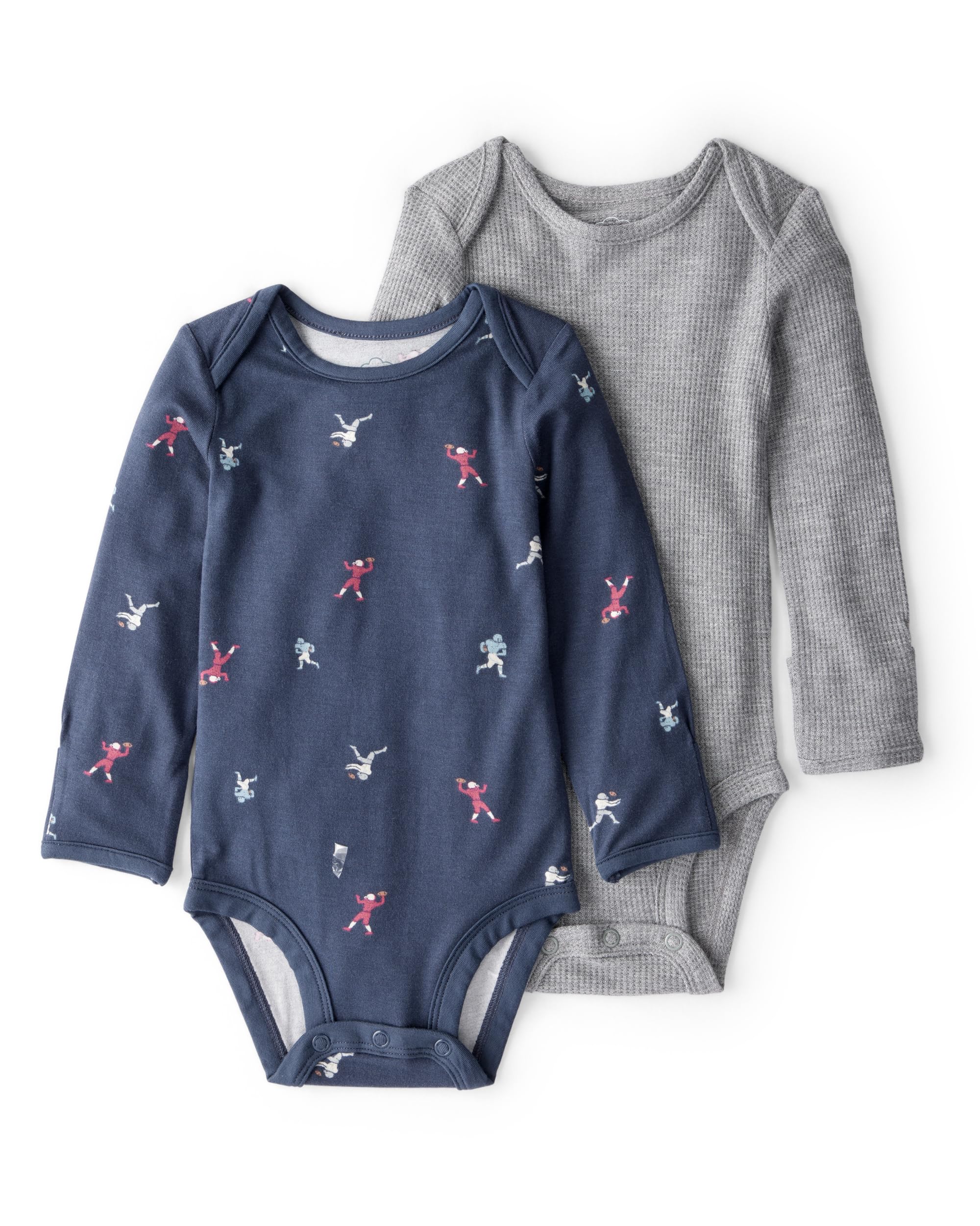 Carter's baby-boys Purelysoft 2-pack Long Sleeve Bodysuit