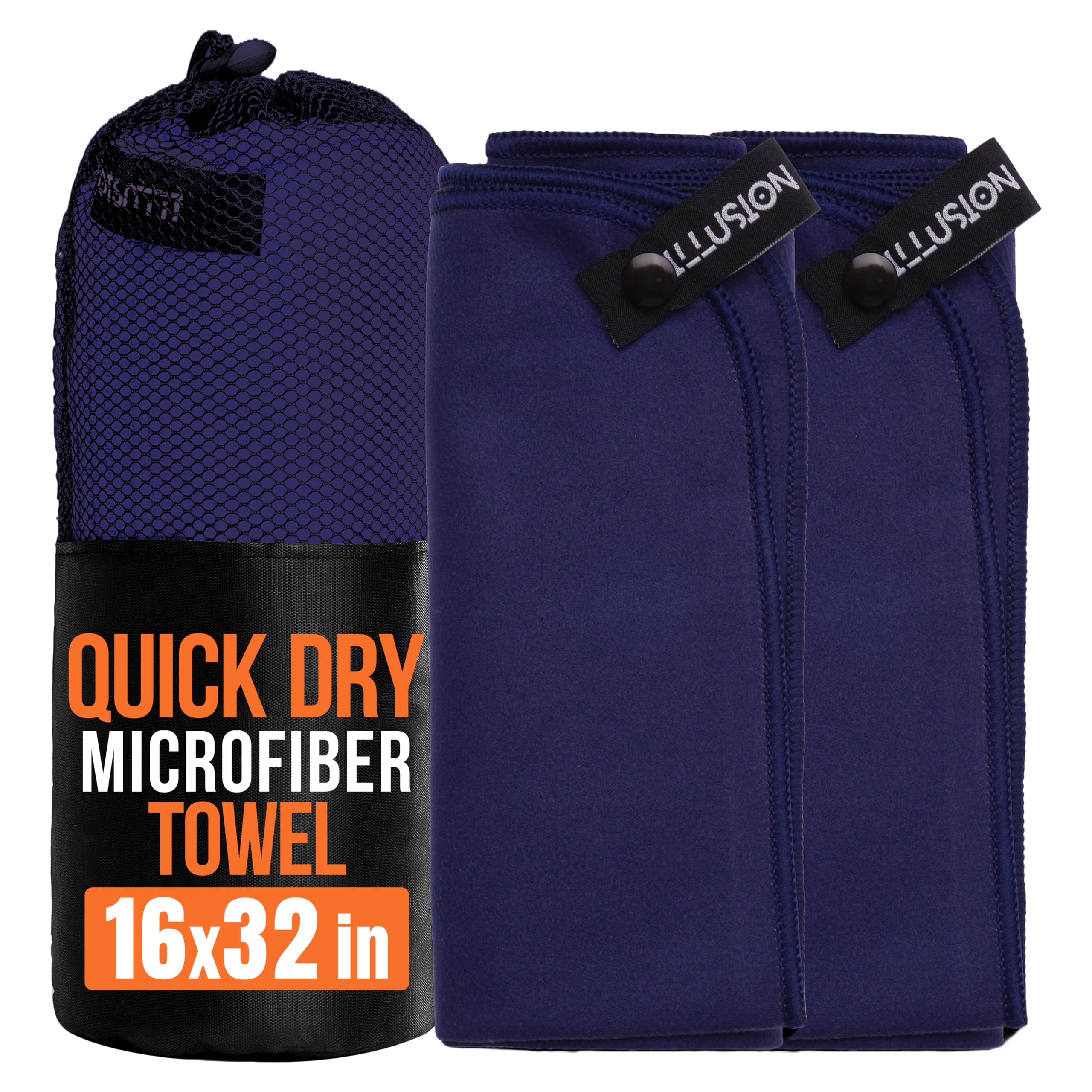 Illusion Small Microfiber Gym Towels