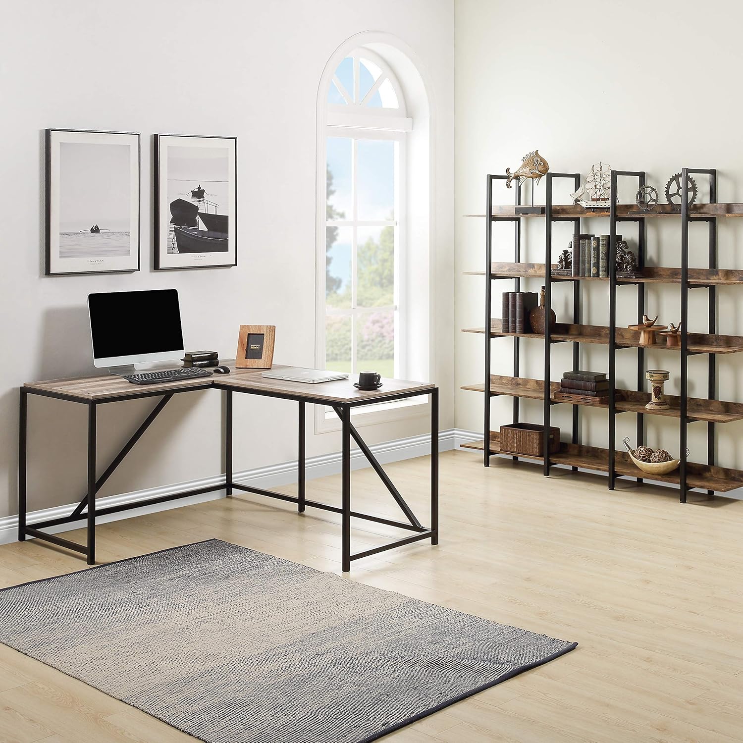 Office Desk —LShaped Computer Office Desk Home Office