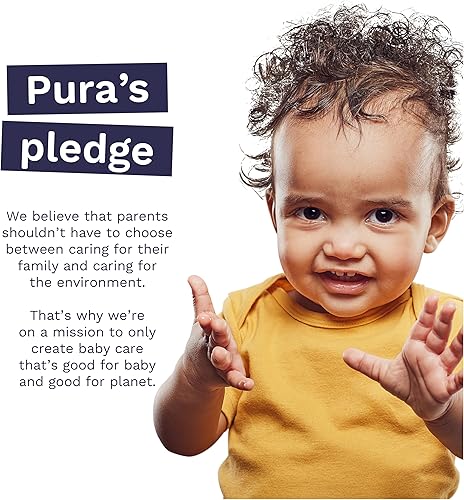 Miniatura 10 de Pura Pantalones de pañal hipoalergénicos talla 5 (27-38 libras) para la noche, hasta 12 horas de protección contra fugas, adecuados para piel