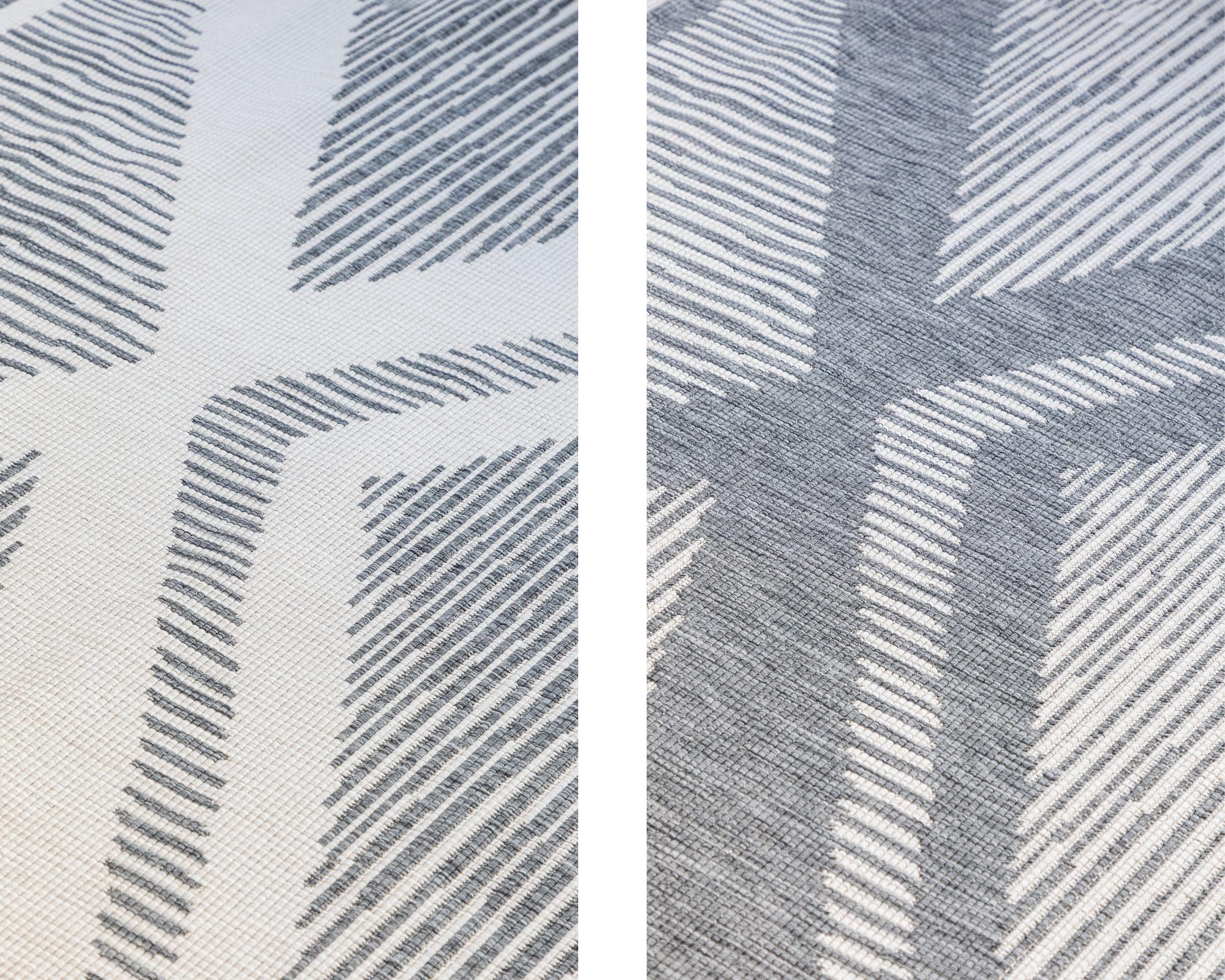 Elle Decoration Tapis réversible pour l'intérieur et l'extérieur - Résistant aux intempéries et imperméable - Motif Moderne à Losanges - Motif géométrique - Tapis d'extérieur pour Jardin, Balcon,