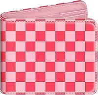 Vista 43 de Cartera de cuero de dibujos animados para mujer, c-mármol azul, Lindo