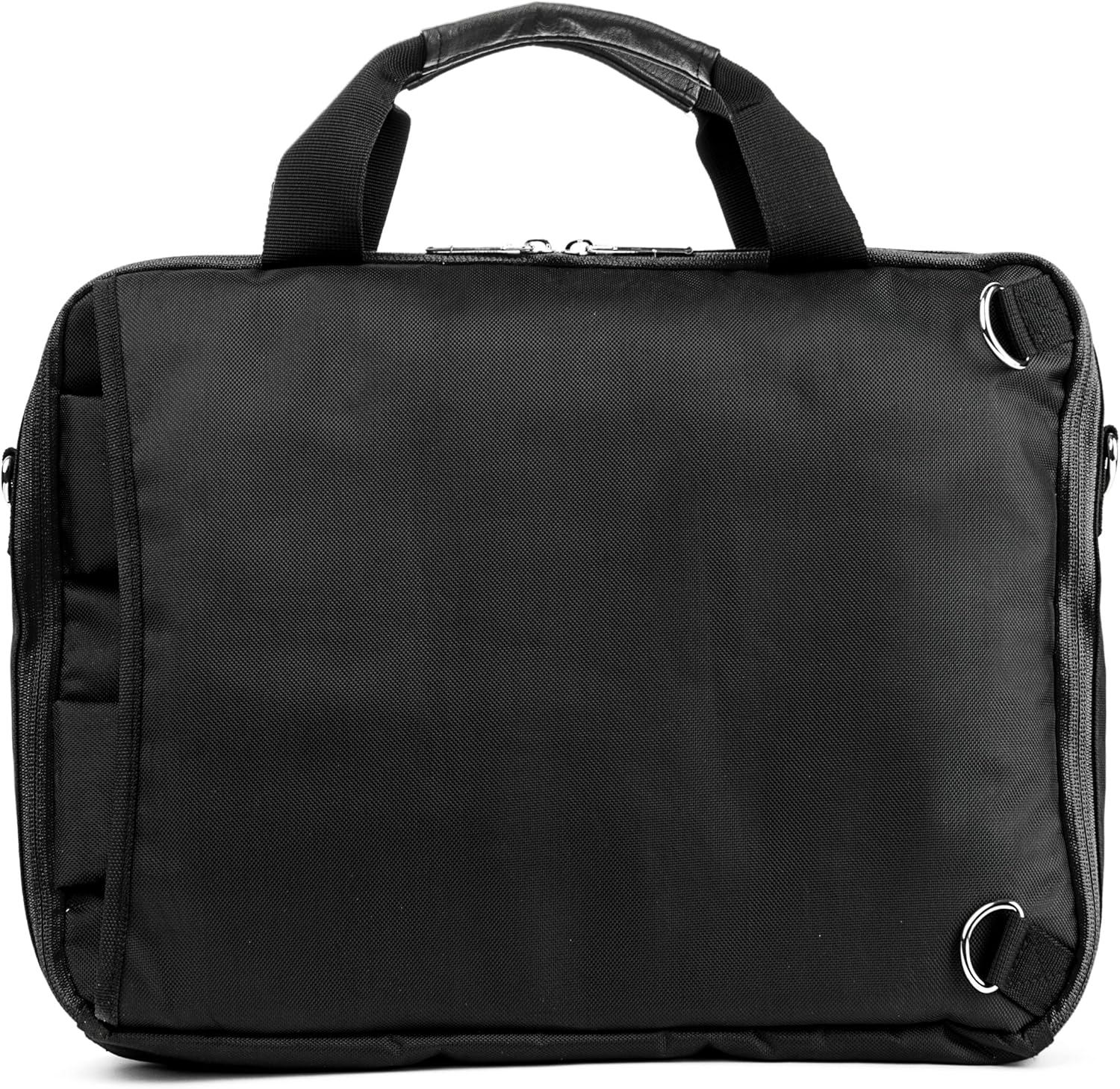 2-in-1 Laptop Backpack Messenger Briefcase Bag for Surface Laptop 4 3 13.5", Pro X 13" 7 12.3", Laptop Go 12.4" (Black)