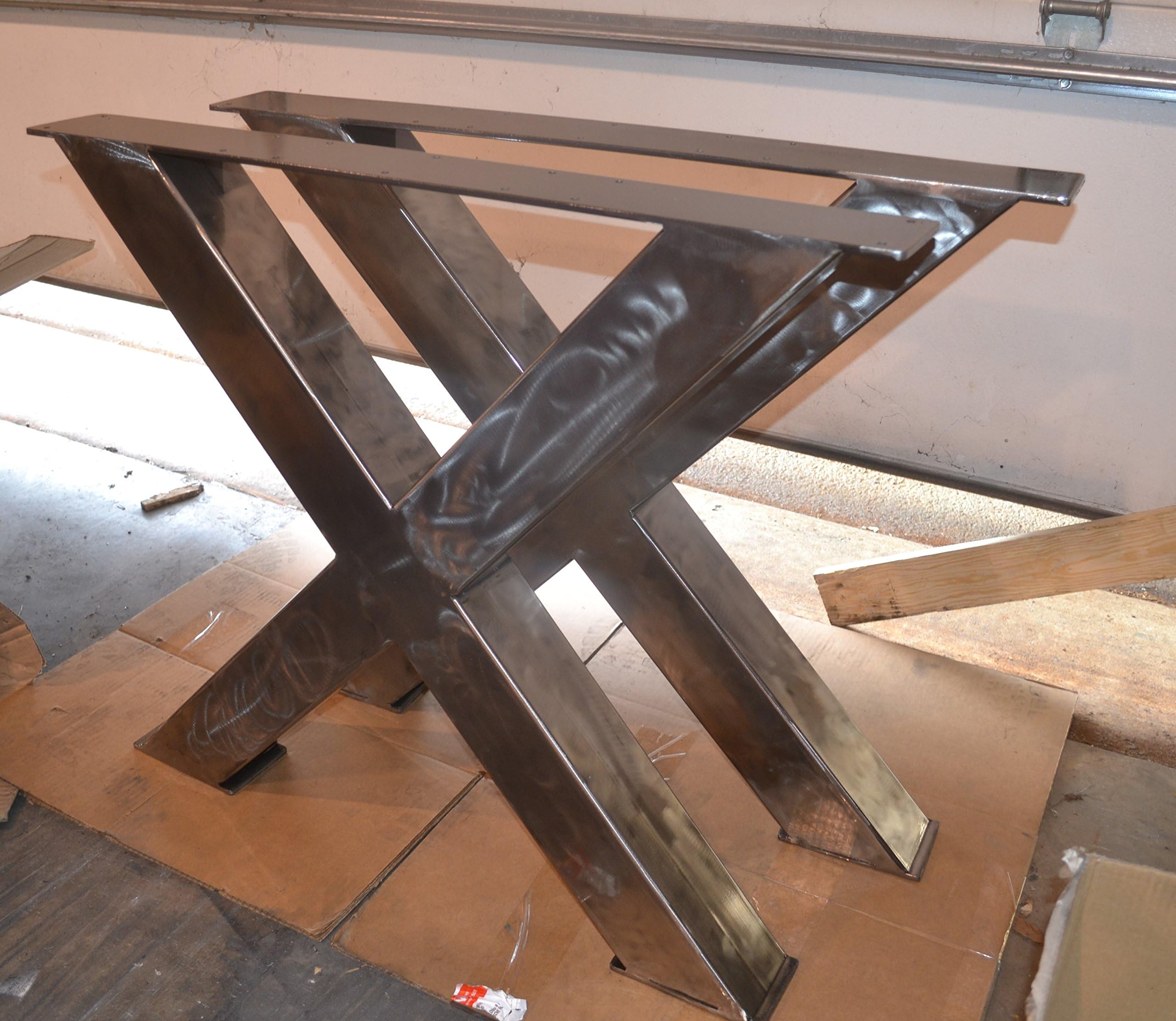 X-Frame Style Metal Table Legs