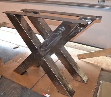 X-Frame Style Metal Table Legs