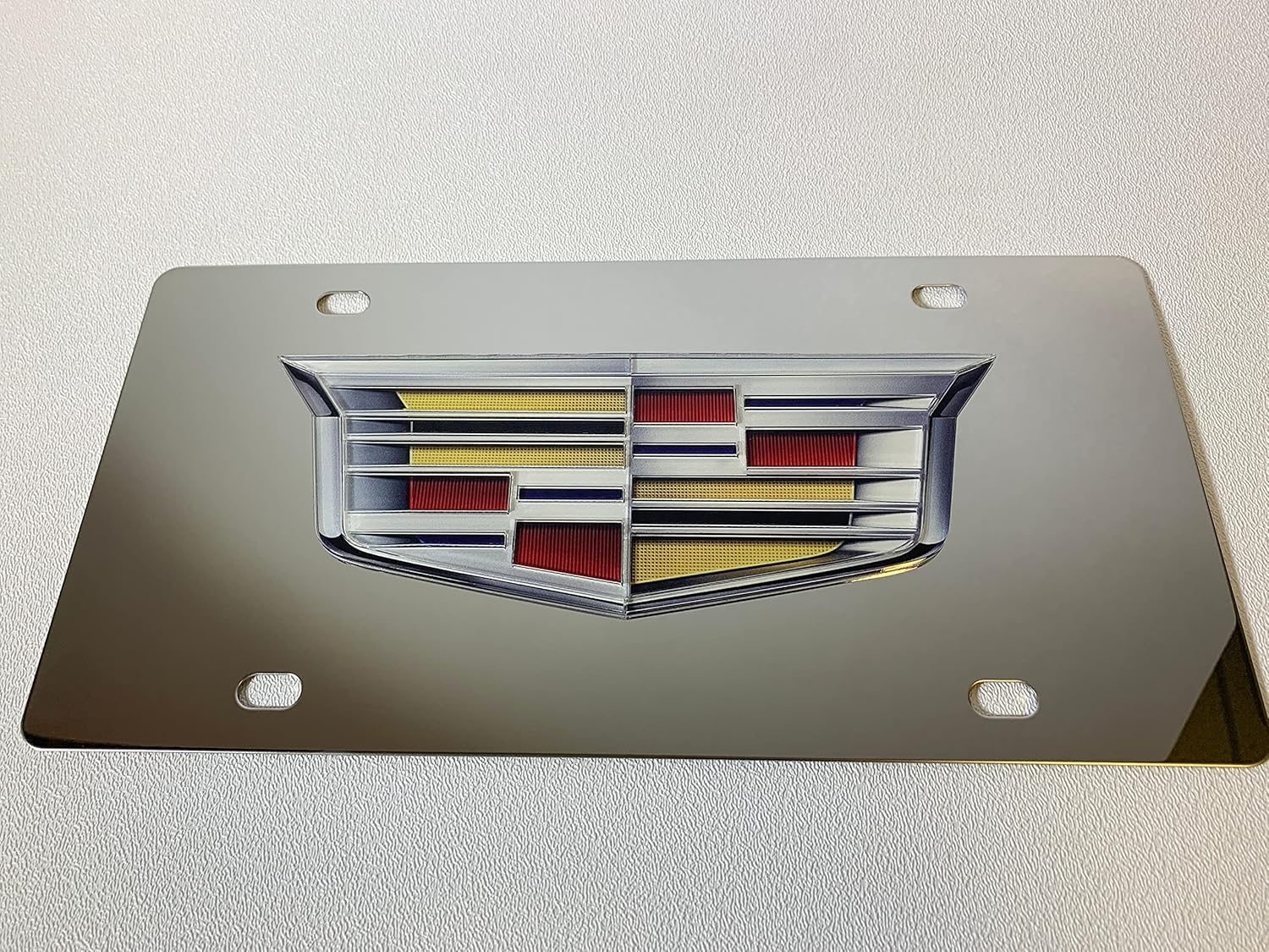 Eurosport Daytona- Cadillac Logo, Compatible with 2014- Current - Stainless Steel License Plate