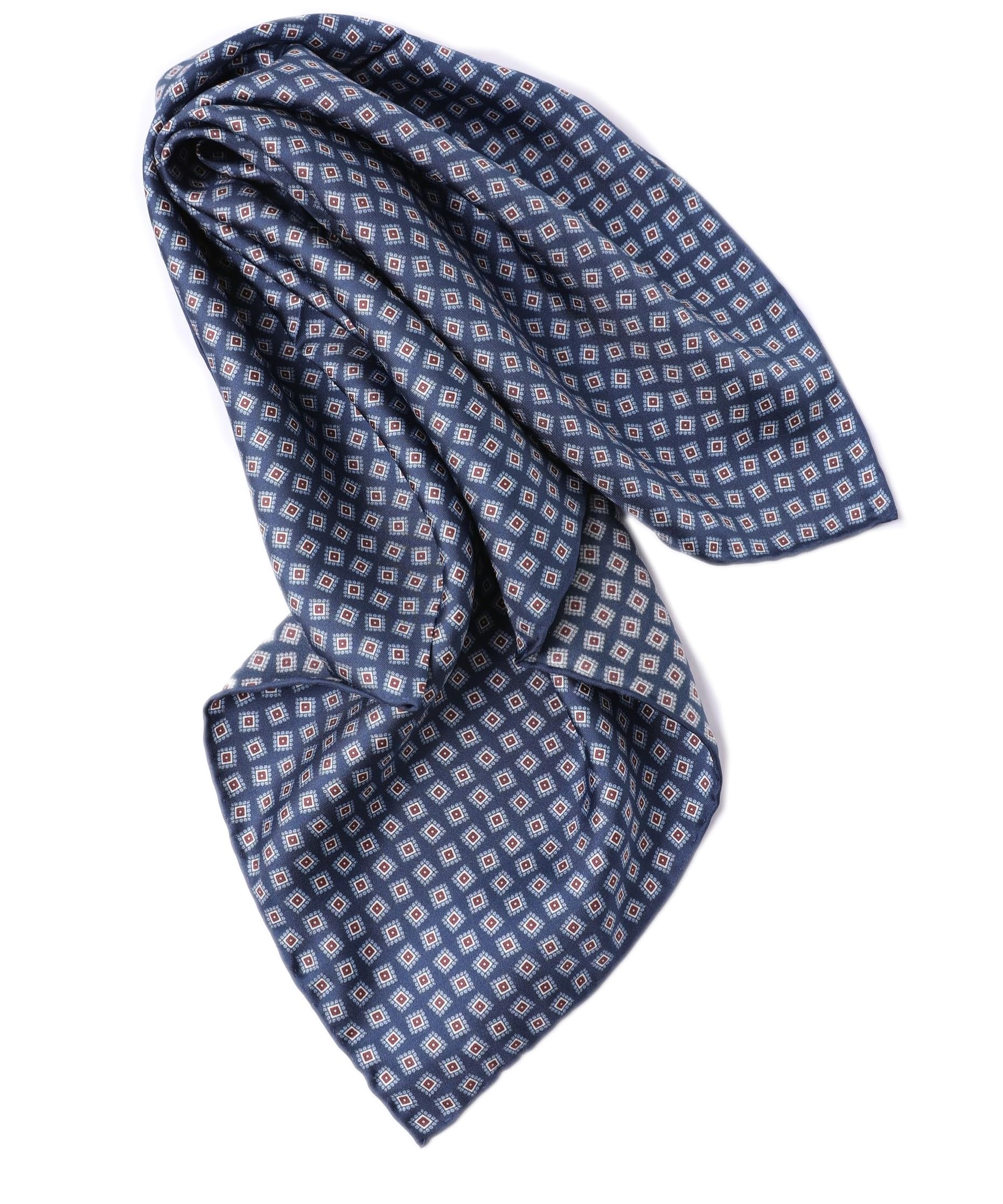Carré de Soie Unisexe – Petit Foulard en Soie Roulotté Main, Tour de Cou Léger, Accessoire Printemps Été Femme Homme