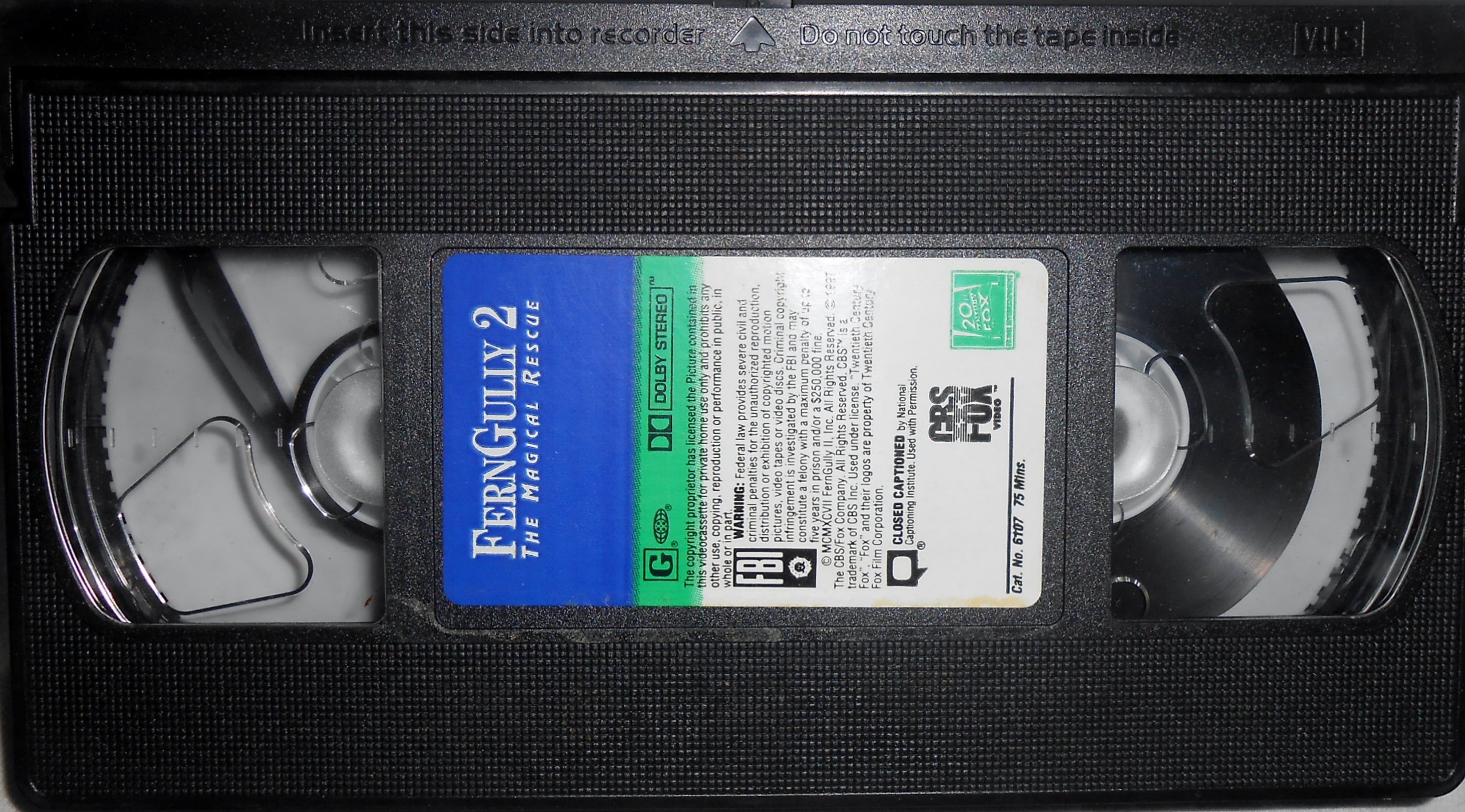 FernGully 2 - The Magical Rescue VHS