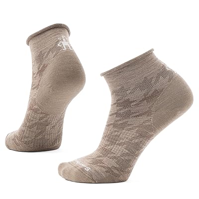 Smartwool Everyday Hounds Tooth Ankle Socks Knee High Socks Shoes Fossil