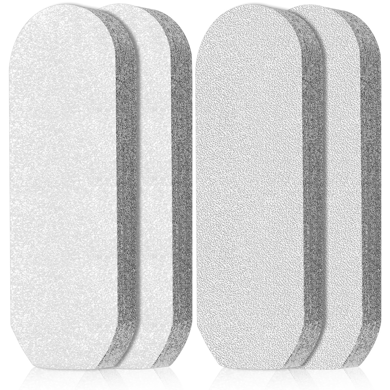 Flutesan 80 Pcs Stainless Steel Foot File Refill 180 Grit and 120 Grit