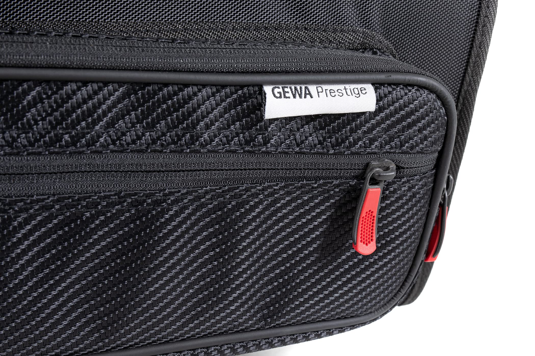 GEWA Prestige SPS Gig Bag/Tasche für 2 Trompeten - Cordura 1680 Denier - 20 mm Polsterung mit Fiberglaseinlage - Zubehörtasche - Rucksack-/Schultergurt - Schwarz