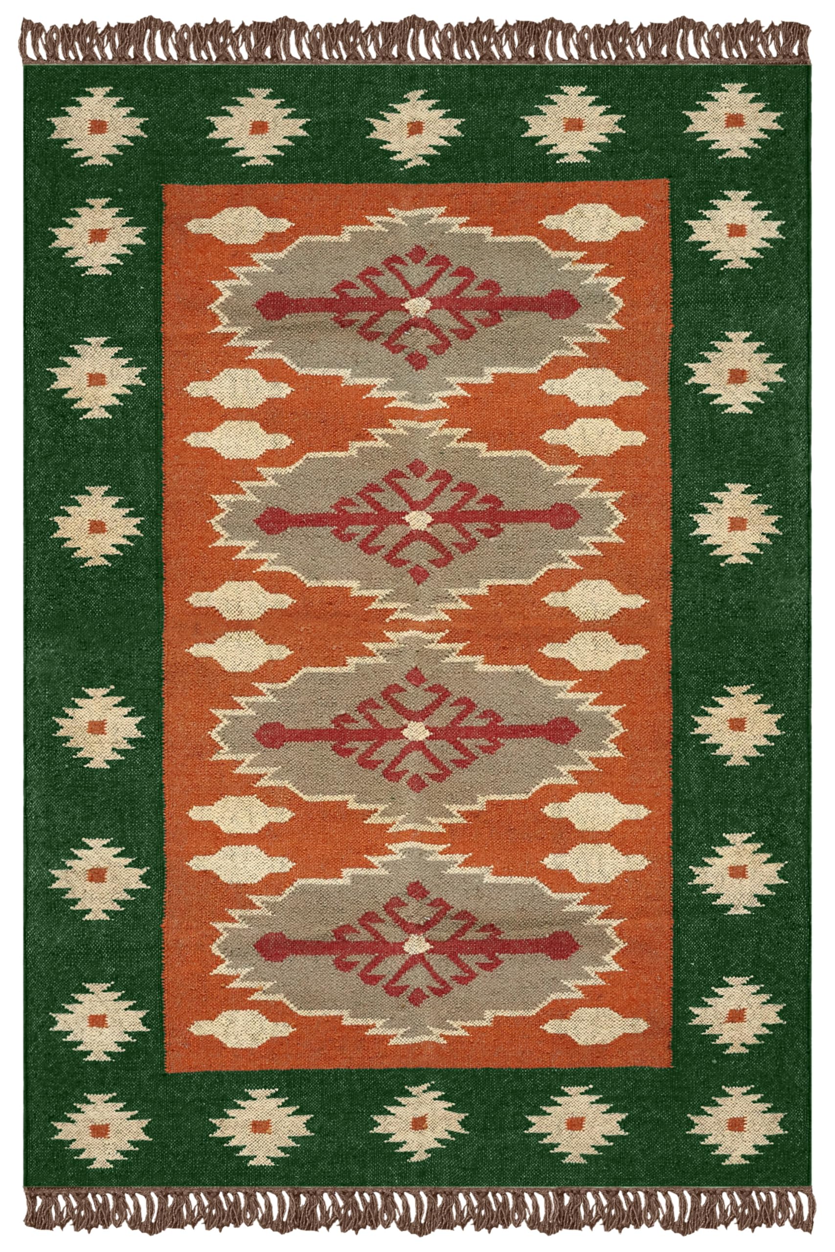 Tapis en laine et jute réversible pour un intérieur durable