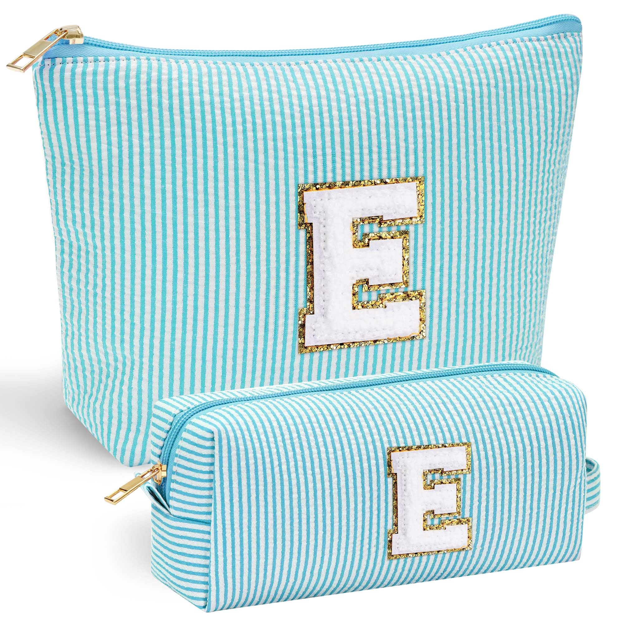 Parima Personalised Gifts for Girls Women - Personalised Make up Bag Initial Make up Bags A Preppy Stuff Birthday Gifts for Women Gift for Girl Womens Girlfriend Teenage Girls Gift Makeup Bag — view 80