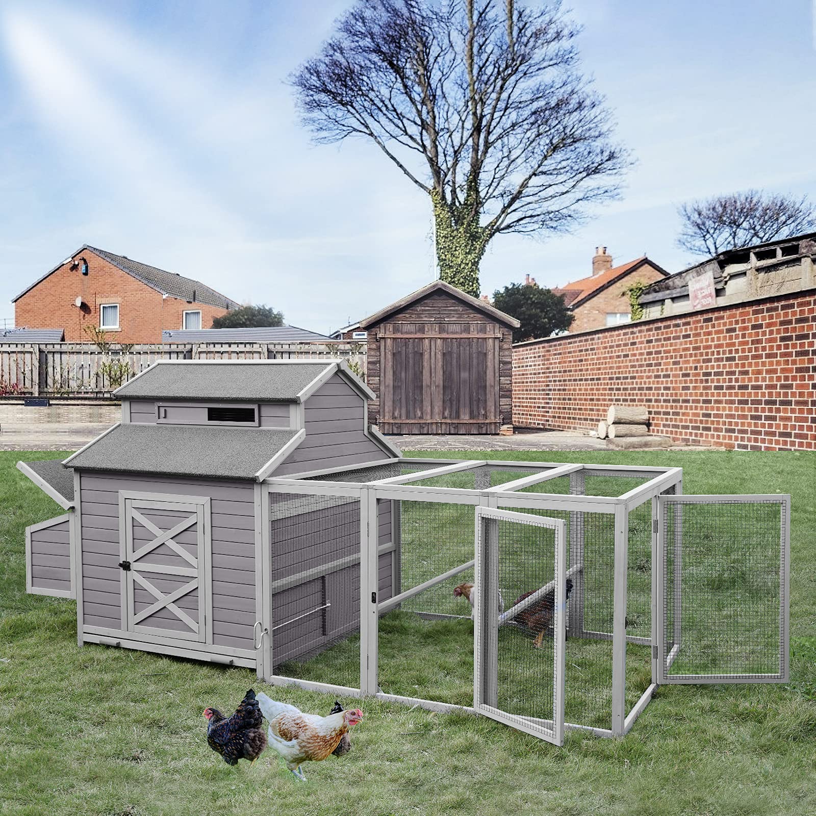 Buy Aivituvin Super Large Outdoor Wooden Chicken Coop Hen House Poultry