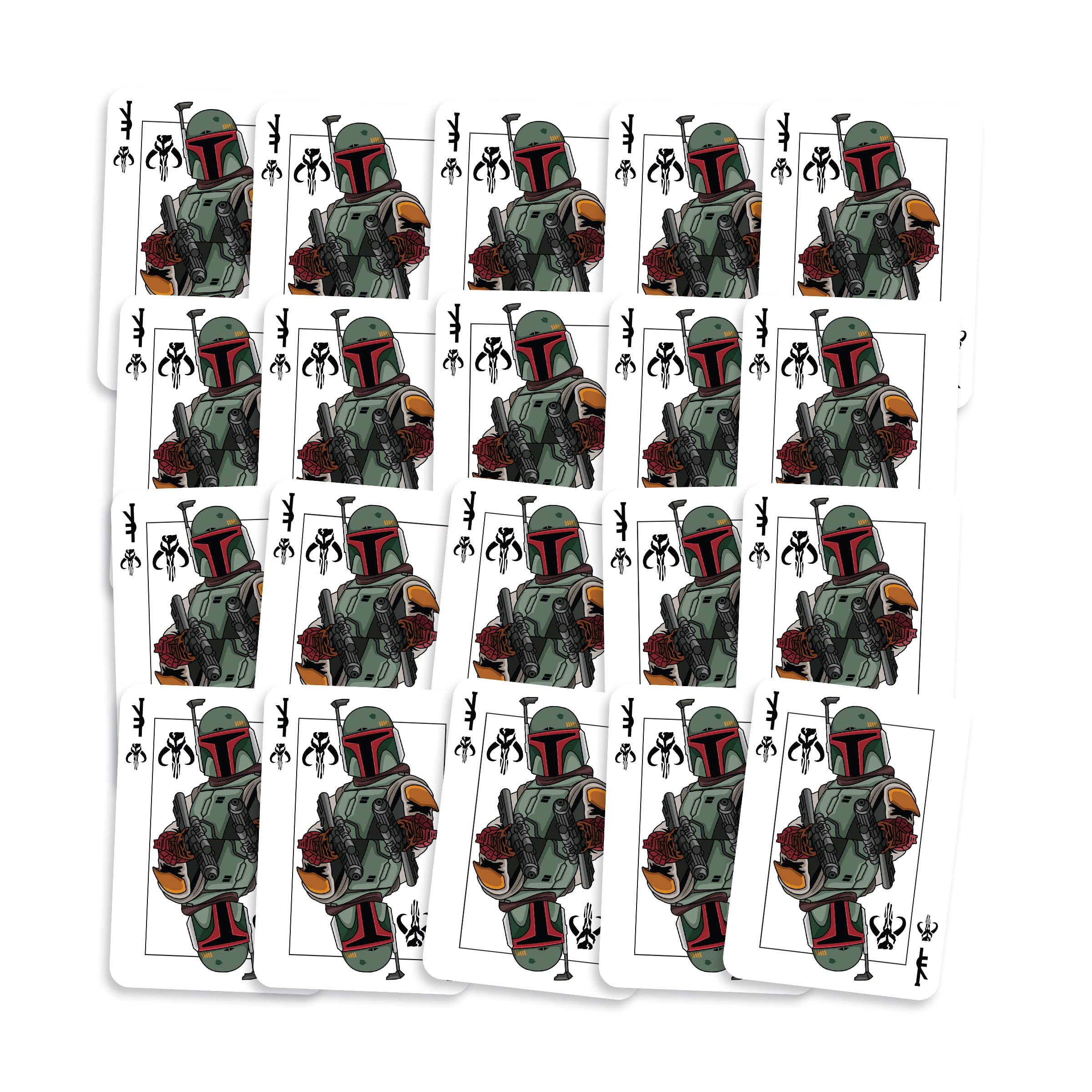 NEO Tactical GearBounty Hunter Playing Card Die Cut Vinyl Sticker Pack (20)