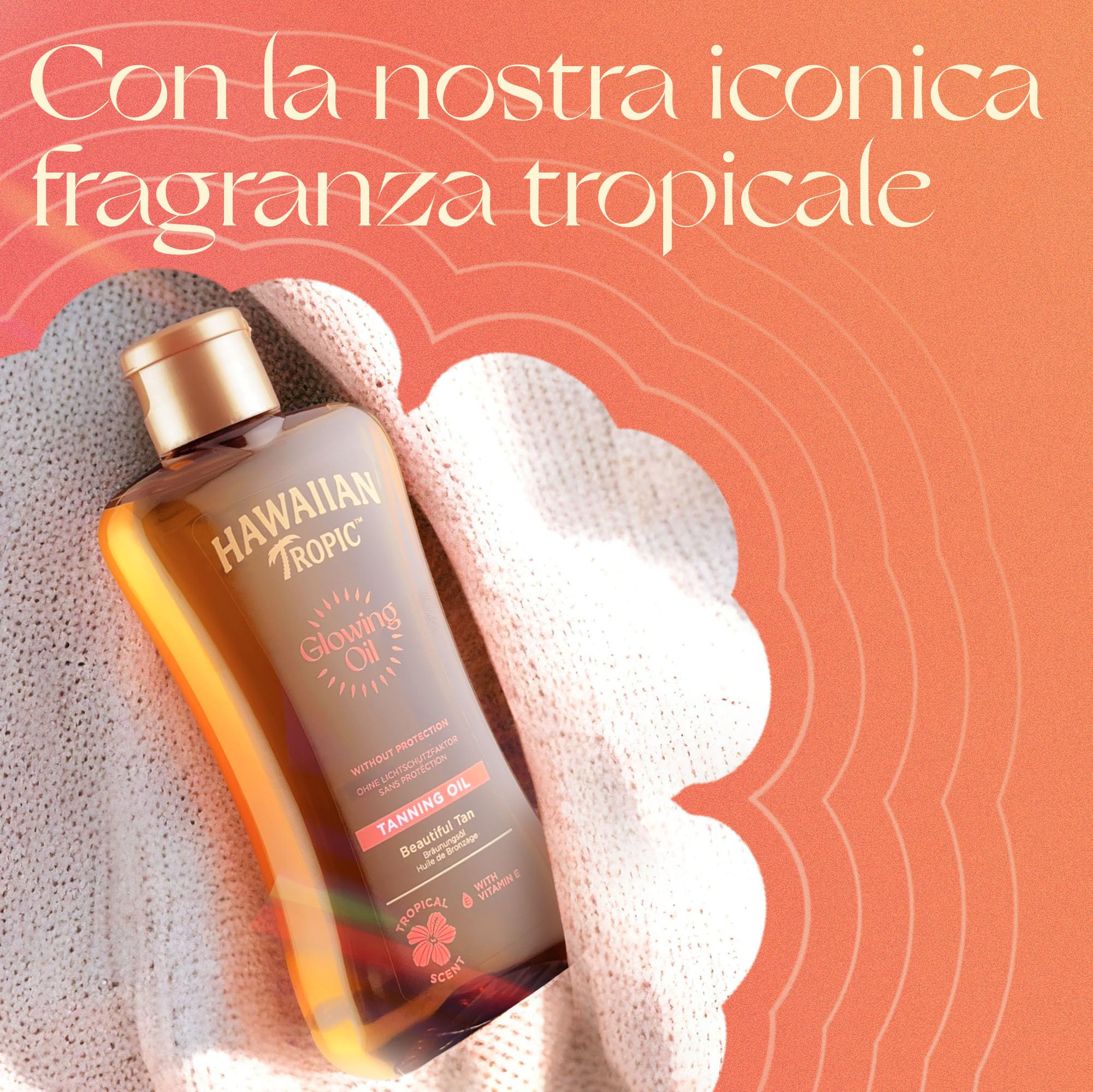 Hawaiian Tropic Glowing Tanning Oil, 200ml