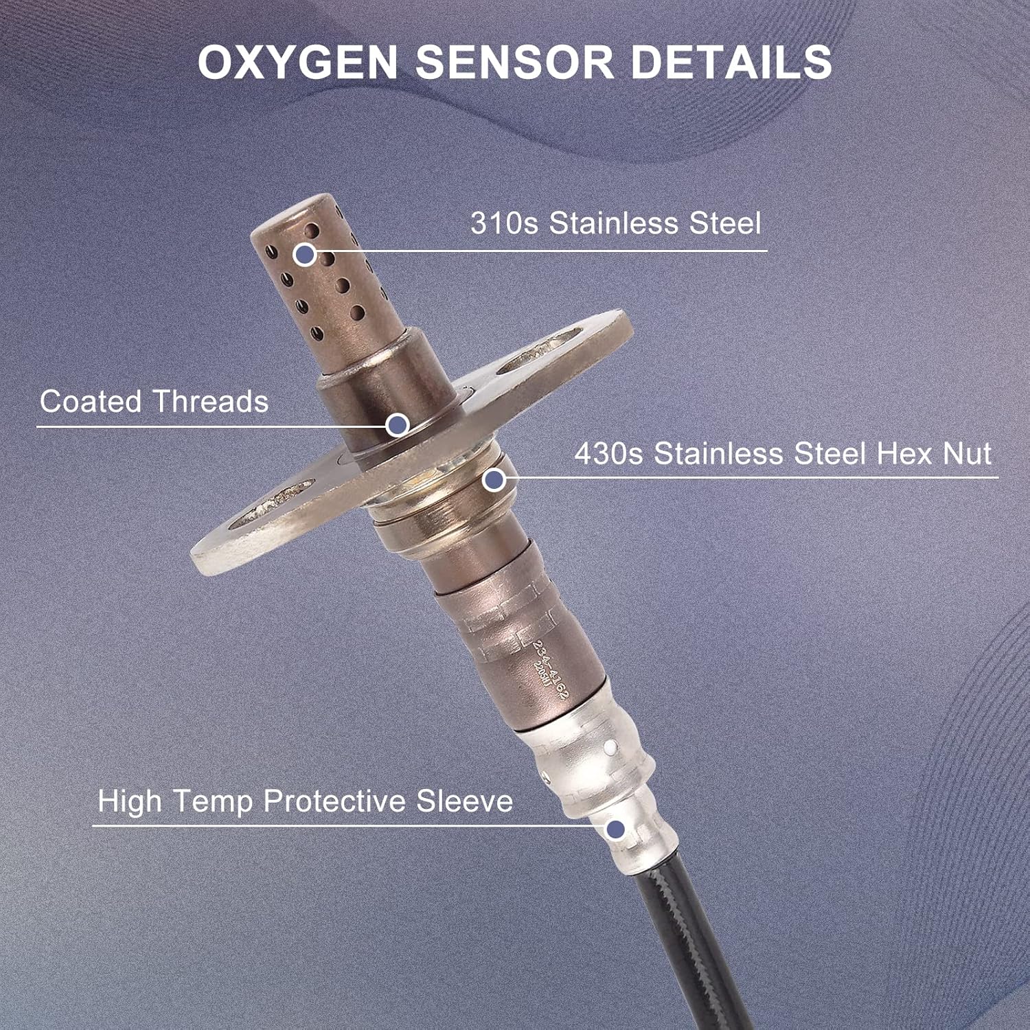 PAPAPARTS 234-4162 Oxygen O2 Sensor Upstream Downstream Replacement for Toyota Tacoma 4Runner Pickup Tundra Sequoia T100 2.4L 2.7L 3.0L 3.4L 4.7L