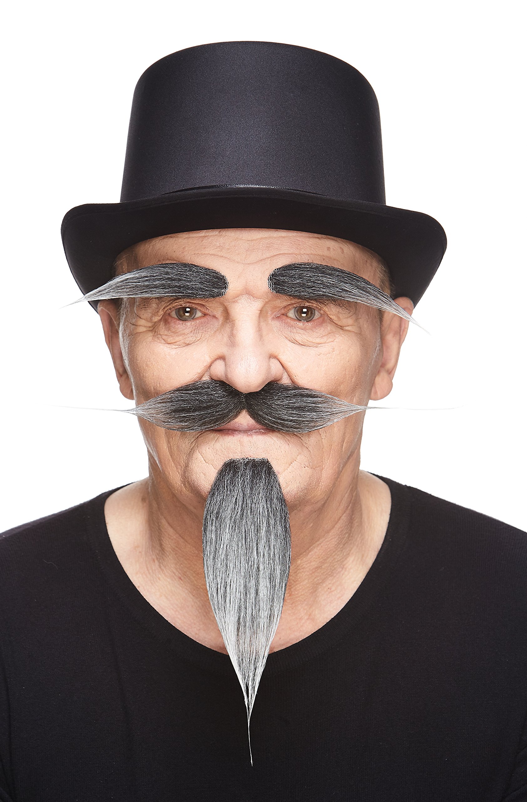 Amazon.co.jp: Mustaches 自己粘着 Hairy Russian 付け口ヒゲ あごひげ