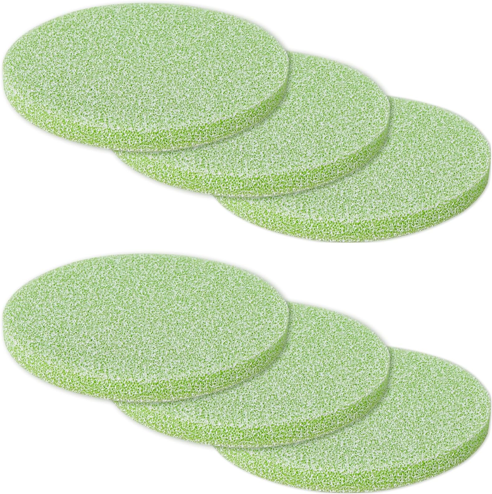 Poweka Phosphate Reducer Filter Pads, Compatible with Fluval FX4/FX5/FX6, 6 Count, Green, Aquarium Filter Accessories