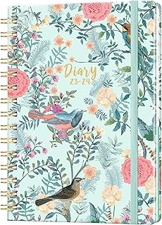 Academic Diary 2023-2024 - 2023-2024 Diary Week to View from Aug. 2023 to Jul. 2024, A5 Diary 21.5 x15.5 x1.5 cm