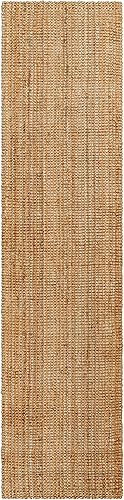Miniatura 4 de Becki Owens x Surya - Alfombra Calla de yute, 2 pies 6 pulgadas x 10 pies, color marrón
