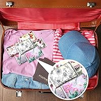 Vista 6 de 24 paquetes de pañuelos de bolsillo de tamaño viaje, paquetes delgados de 3 capas de bolsillo de tamaño monedero, pañuelos de bolsillo para viajes