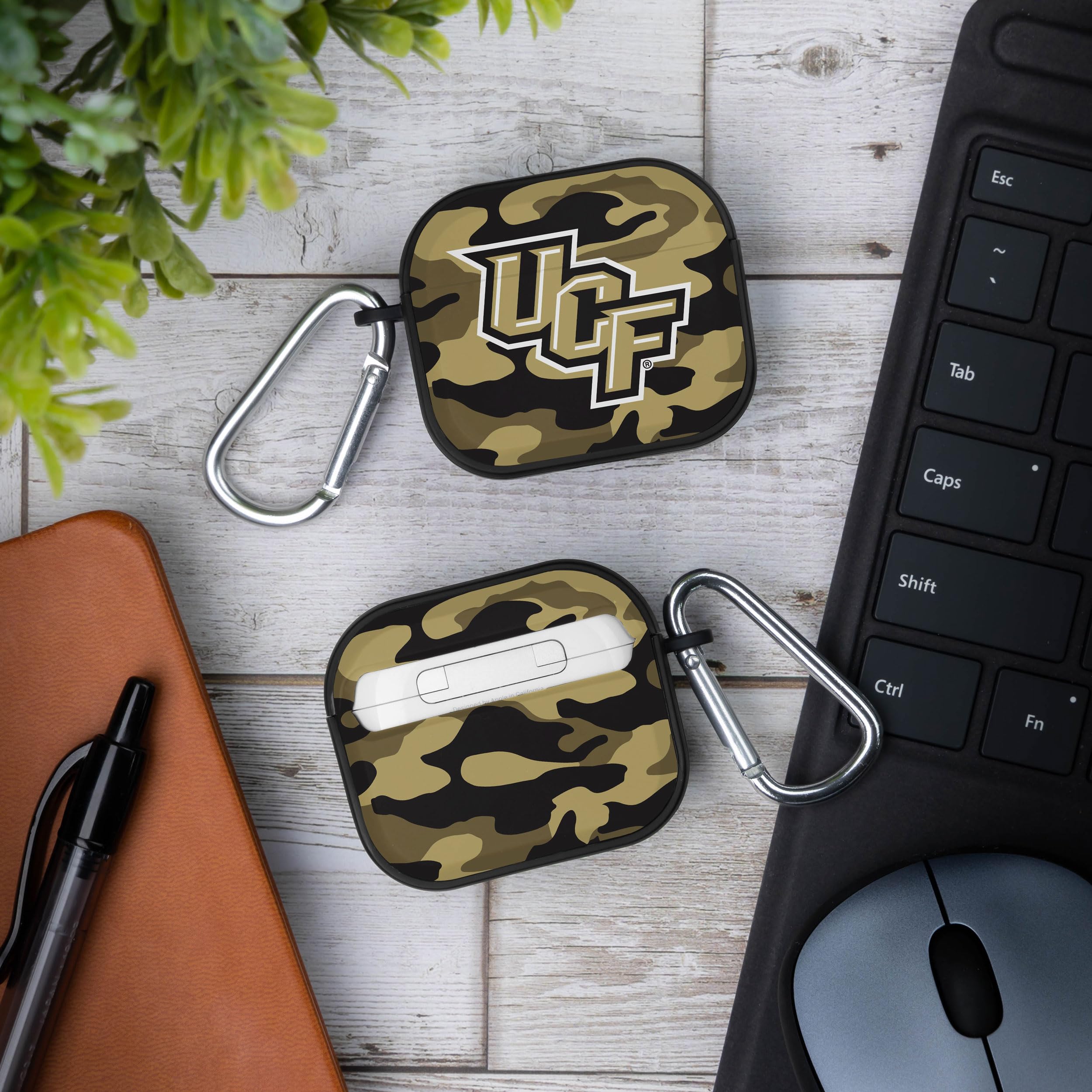 AFFINITY BANDS Central Florida Knights Camo HDX Case Cover Compatible with Apple AirPods Generation 3