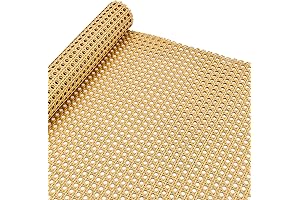 16 x 20 Inch Plastic Rattan Webbing Roll: Handwoven Furniture Decor Solution