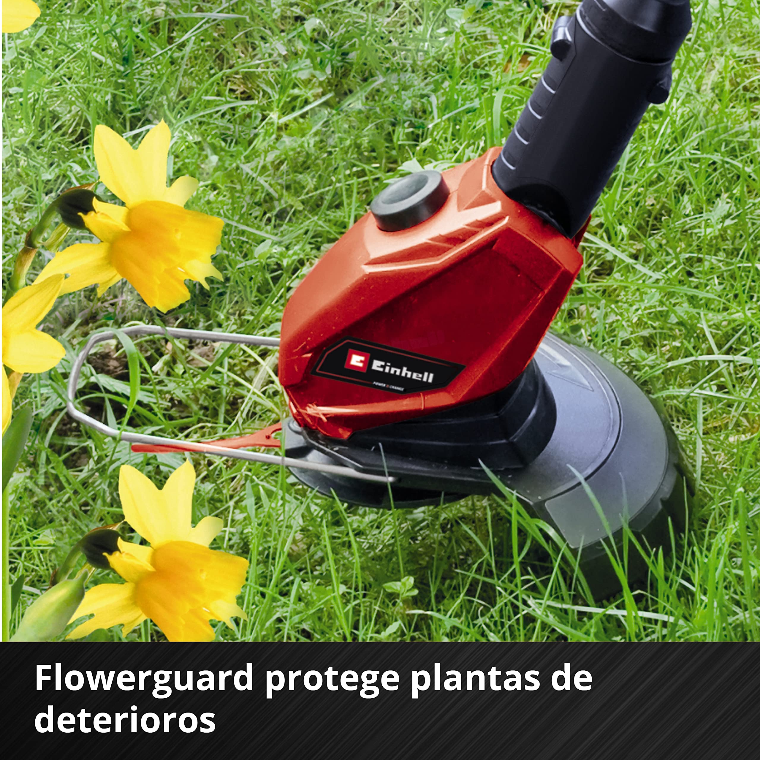 Einhell 3411197 Recortabordes, 8500 RPM, batería de ión de litio, 18 V, 2 Ah