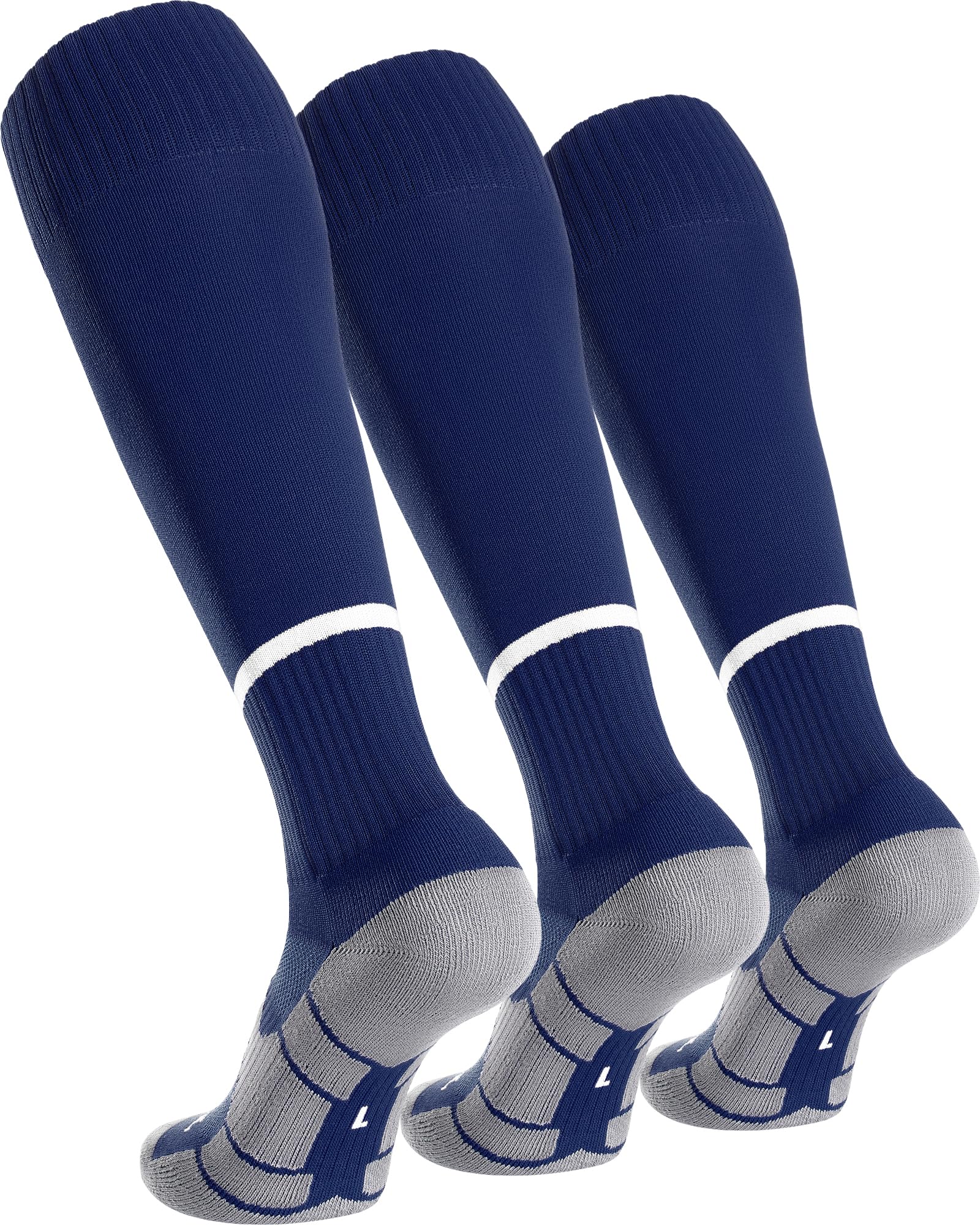 APTESOL Soccer Socks Knee High Team Sport Socks for Kids Youth Adult