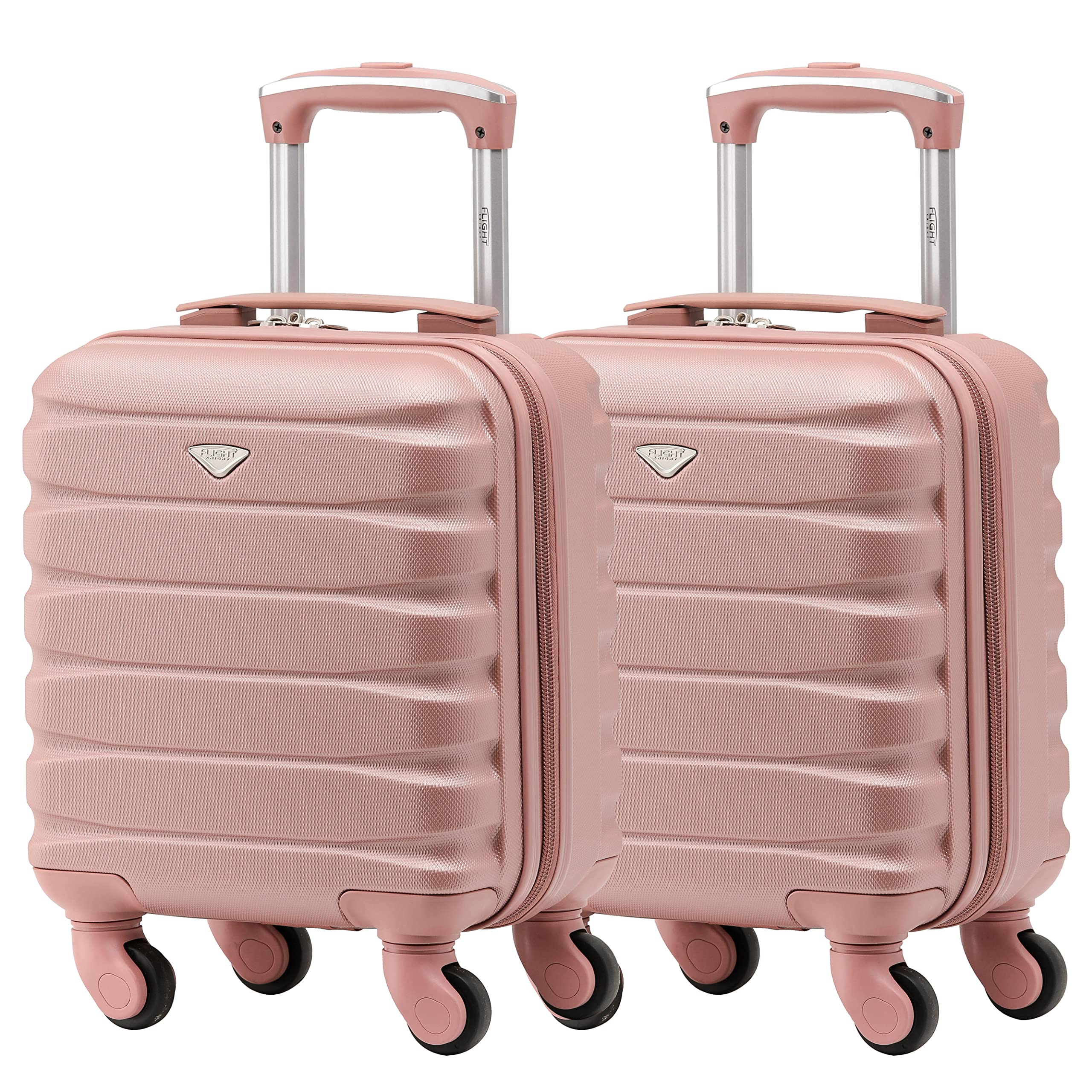 Flight Knight Suitcase Set of 2 Lightweight 4 Wheel ABS Hard Case Cabin Carry On Hand Luggage Approved for Over 100 Airlines Including easyJet, British Airways, Ryanair & Many More 55x35x20cm — view 29