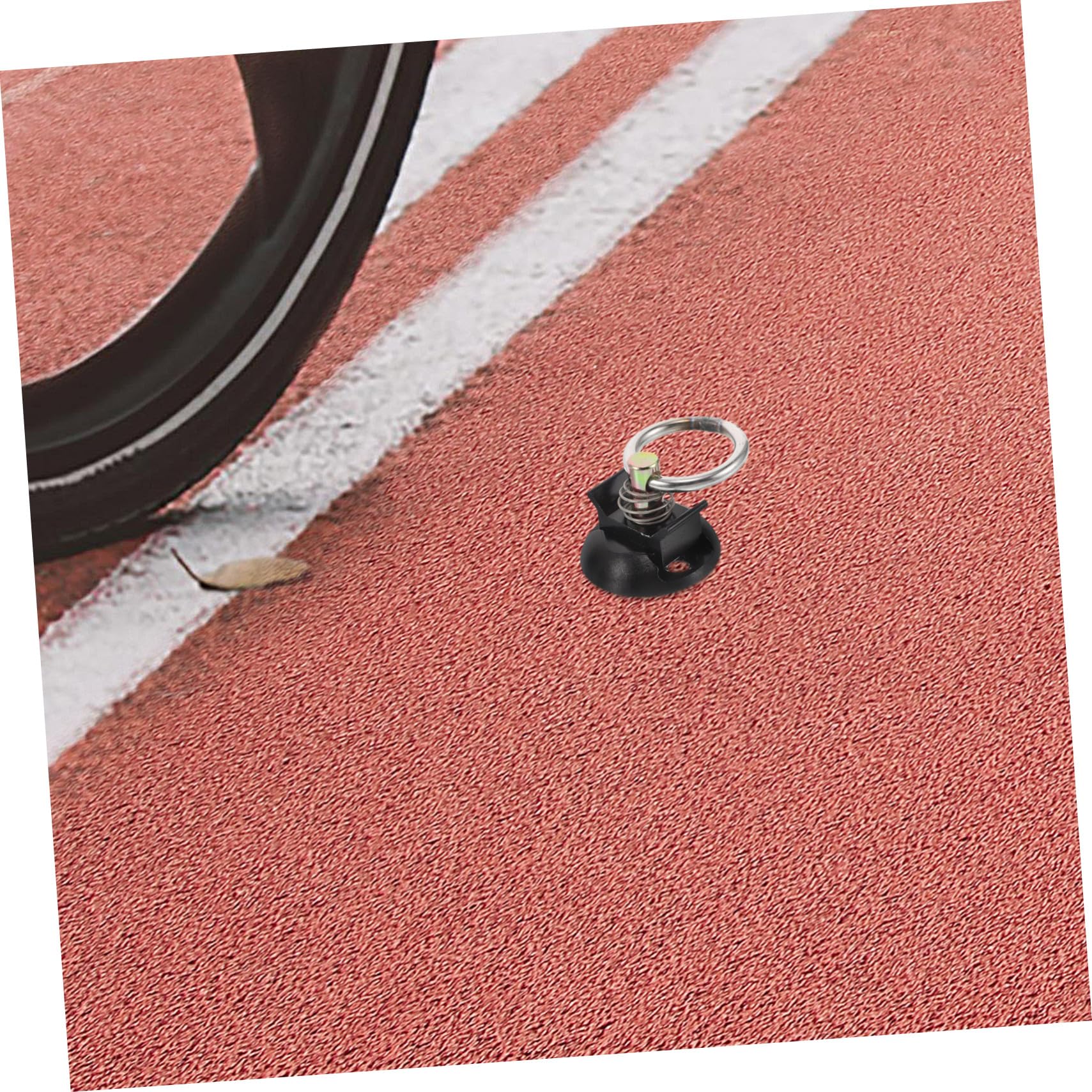 PLAFOPE Kit de 4 Puntos de Anclaje para Motocicletas y Bicicletas Fácil Instalación Redondos Gancho de Amarre Seguro en Aleación de Aluminio y Acero Inoxidable