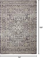 Vista 232 de Loloi Jean Stoffer Katherine Collection KES-02 Ocean/Coral 2'-7'' x 10'-0'', .25" Pile Height, Runner Rug