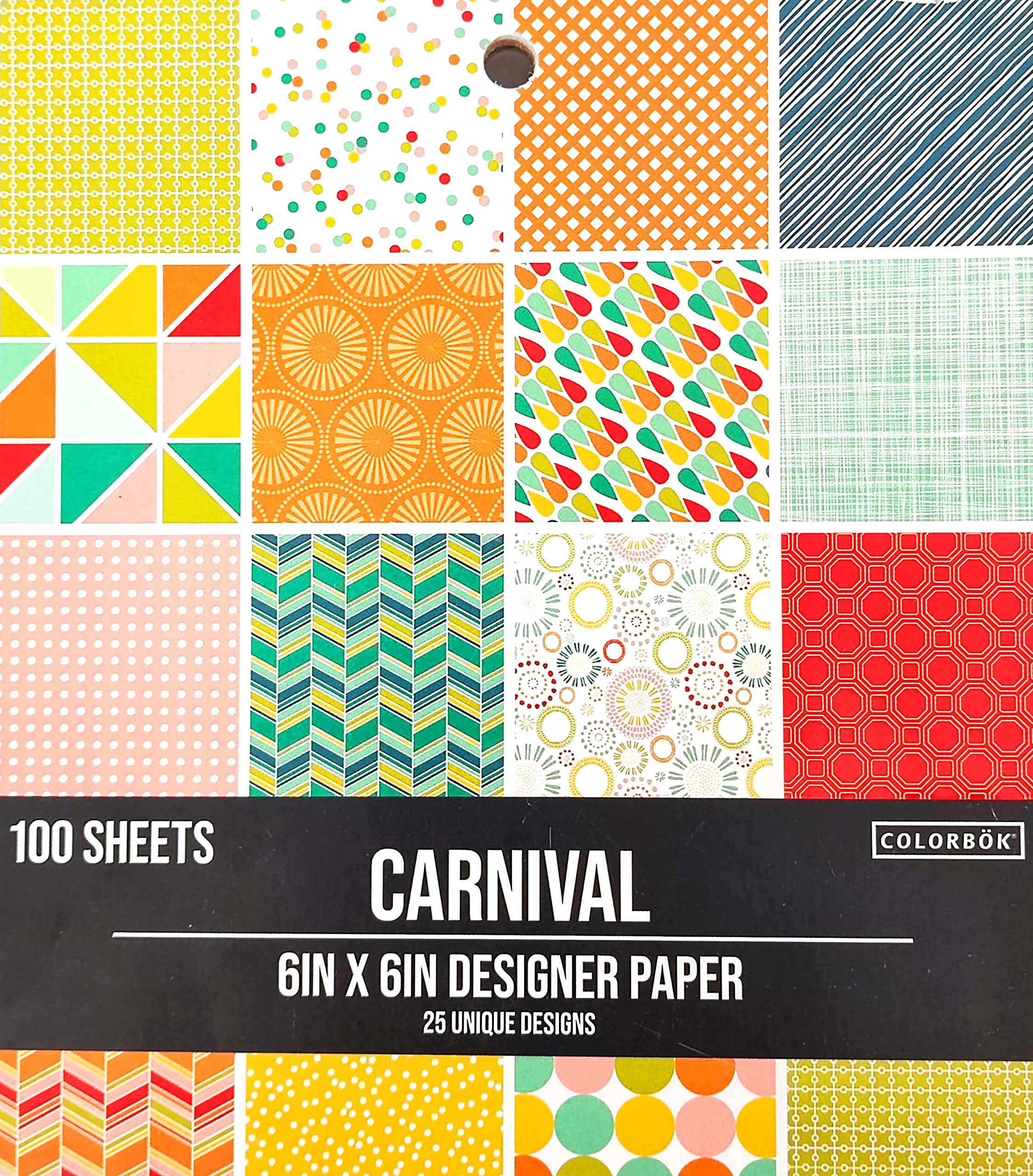 Designer Paper 6"x6" Size | 25 Designs | 100 Sheets ( 4 Sheets per Design ) | Please Refer Video also for size and design