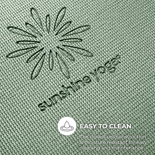 Miniatura 95 de Sunshine Yoga Voyage - Tapete de yoga a granel, paquete de 6, 72 x 24 pulgadas, esterillas de yoga profesionales para estudio y gimnasio, 0.197 in