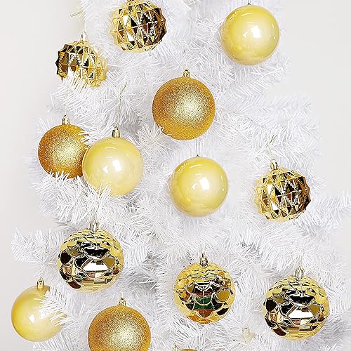 Miniatura 7 de Lulu Home Adornos de esferas para árbol de Navidad, 34 unidades, esferas colgantes