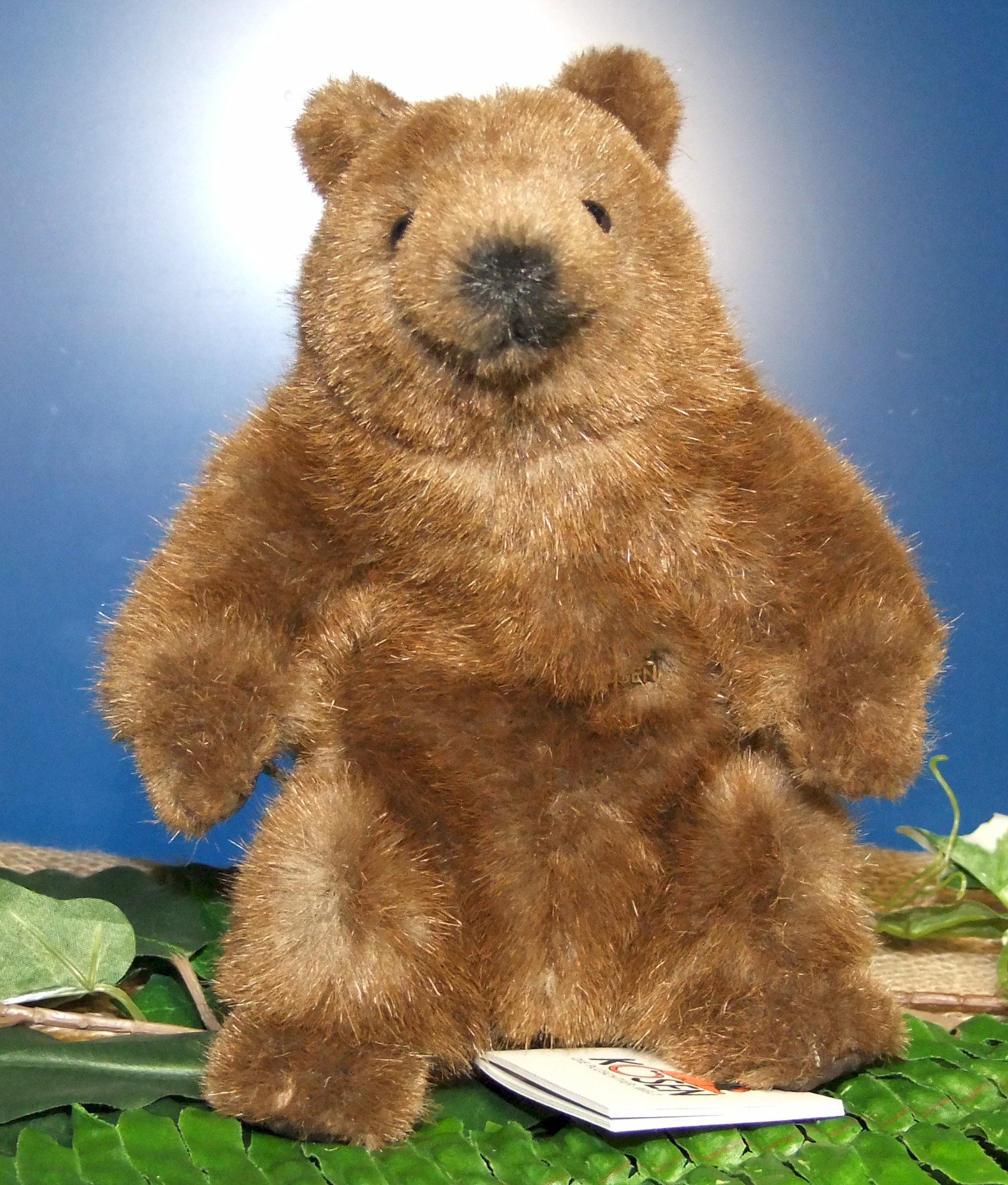 Amazon.co.jp: お座りベア 茶 KOSEN(ケーセン社) 18cm Brown Bear Mini 