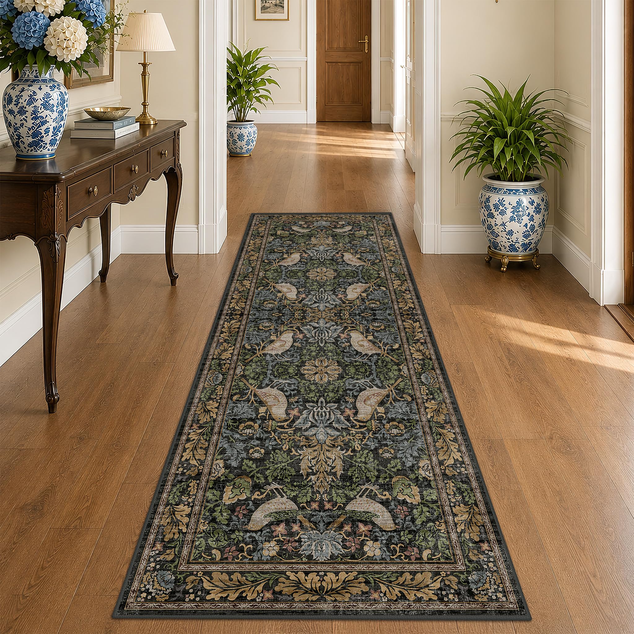 Hazo Haus Floral Kitchen Runner