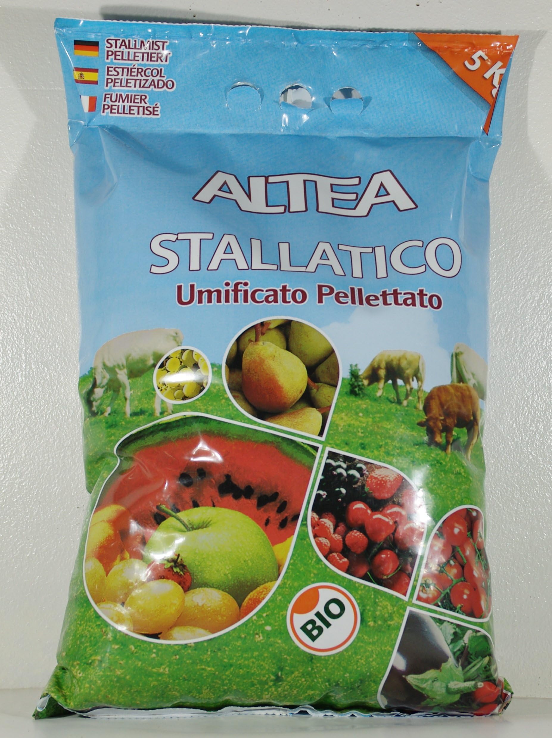 altea Manure Manure Bovine and Equine umificati pellettati in pack of 5 kg