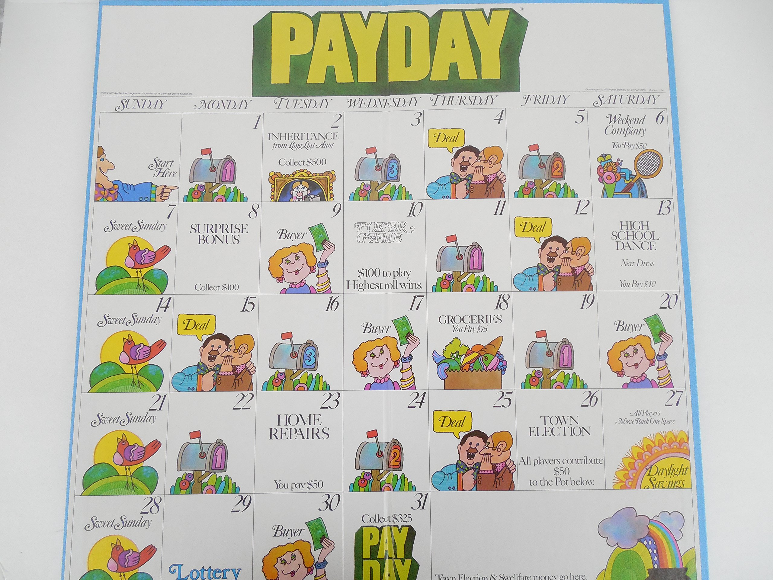 Payday Board Game 1975 Edition : Amazon.com.au: Toys & Games