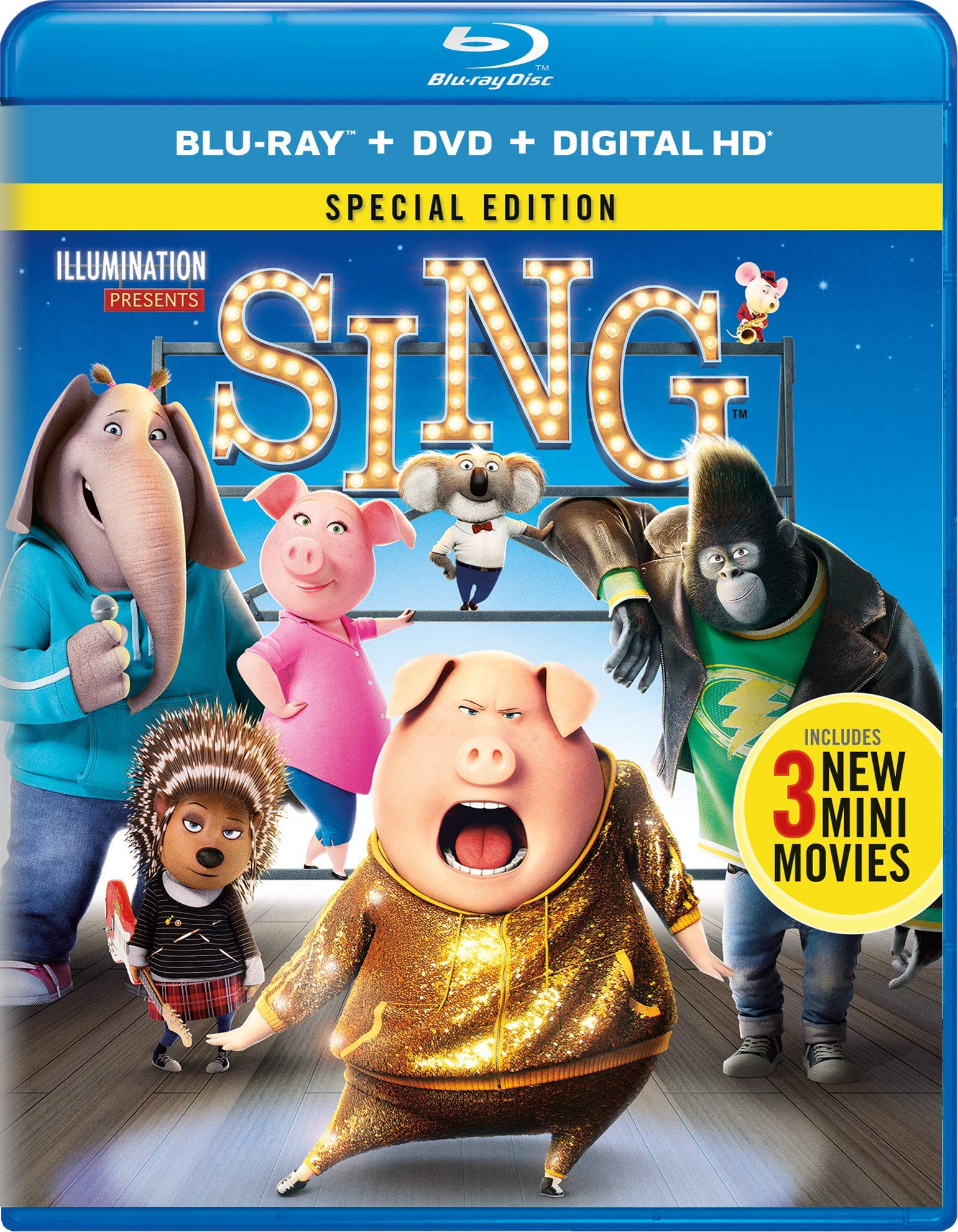Sing Special Edition Blu-ray + DVD + Digital