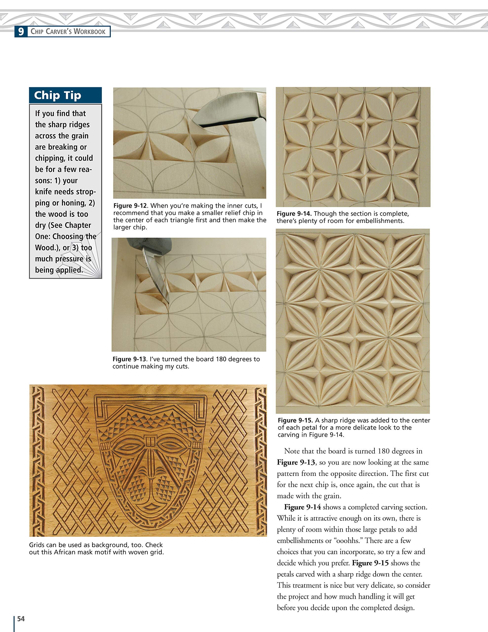 Chip Carver's Workbook: Teach Yourself with 7 Easy & Decorative Projects (Fox Chapel Publishing) Learn Step-by-Step: Tools, Techniques, Lettering, & Finishing for Beginners, with How-To Photos - Image 5