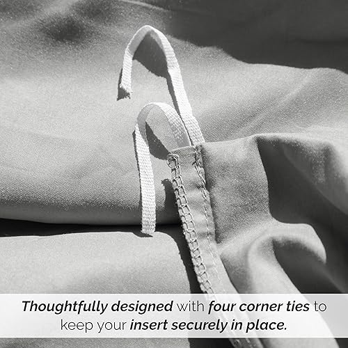 Miniatura 79 de Southshore Fine Living, Inc. Premium Collection - Juego de funda de edredón tamaño King extragrande, funda de edredón suave con cremallera, 3 Azul