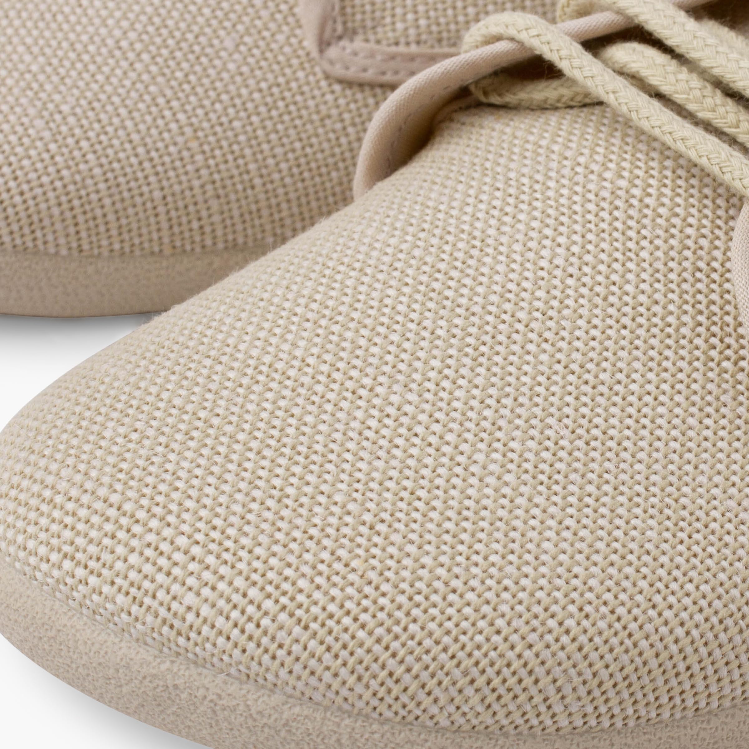 Pisamonas Blucher Barefoot Lino Cordones Tallas Altas