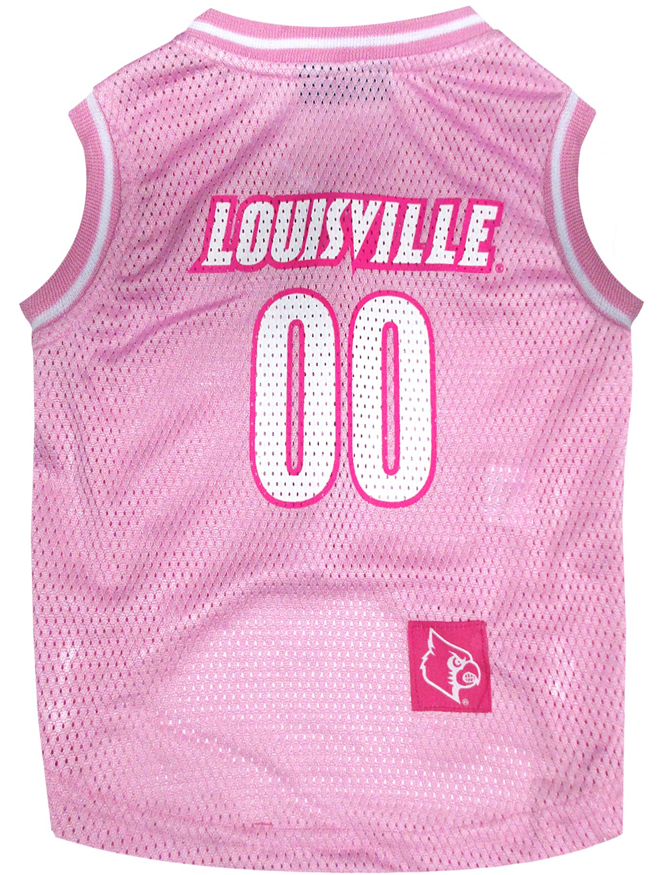 Pets First Louisville Pink Basketball Jersey, Large โ image 1