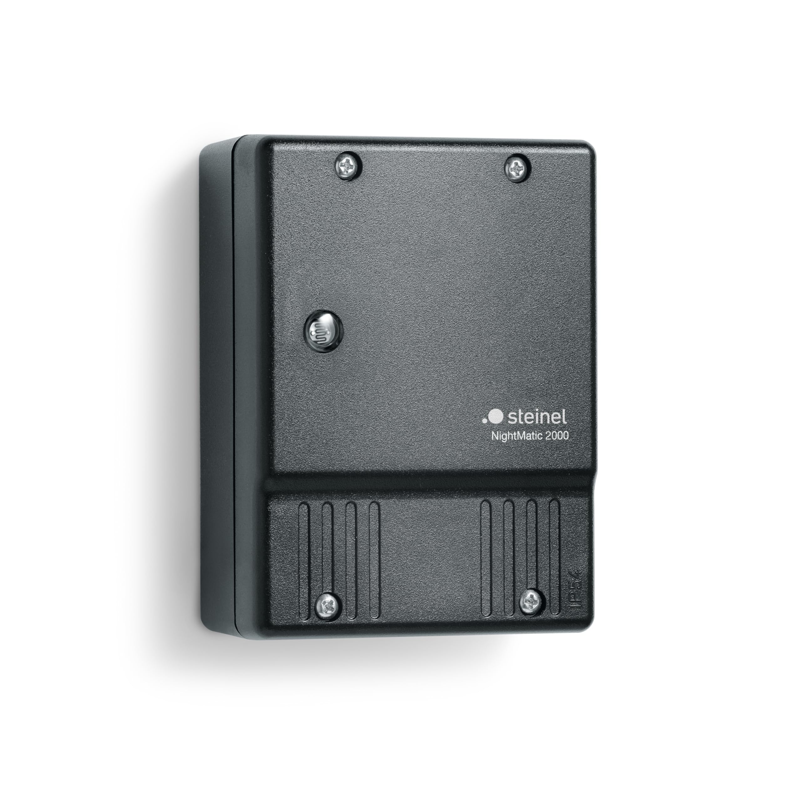SteinelTwilight Switch NightMatic 2000 Black, Photoelectric Lighting Controller, Automatic Night-Time Lighting