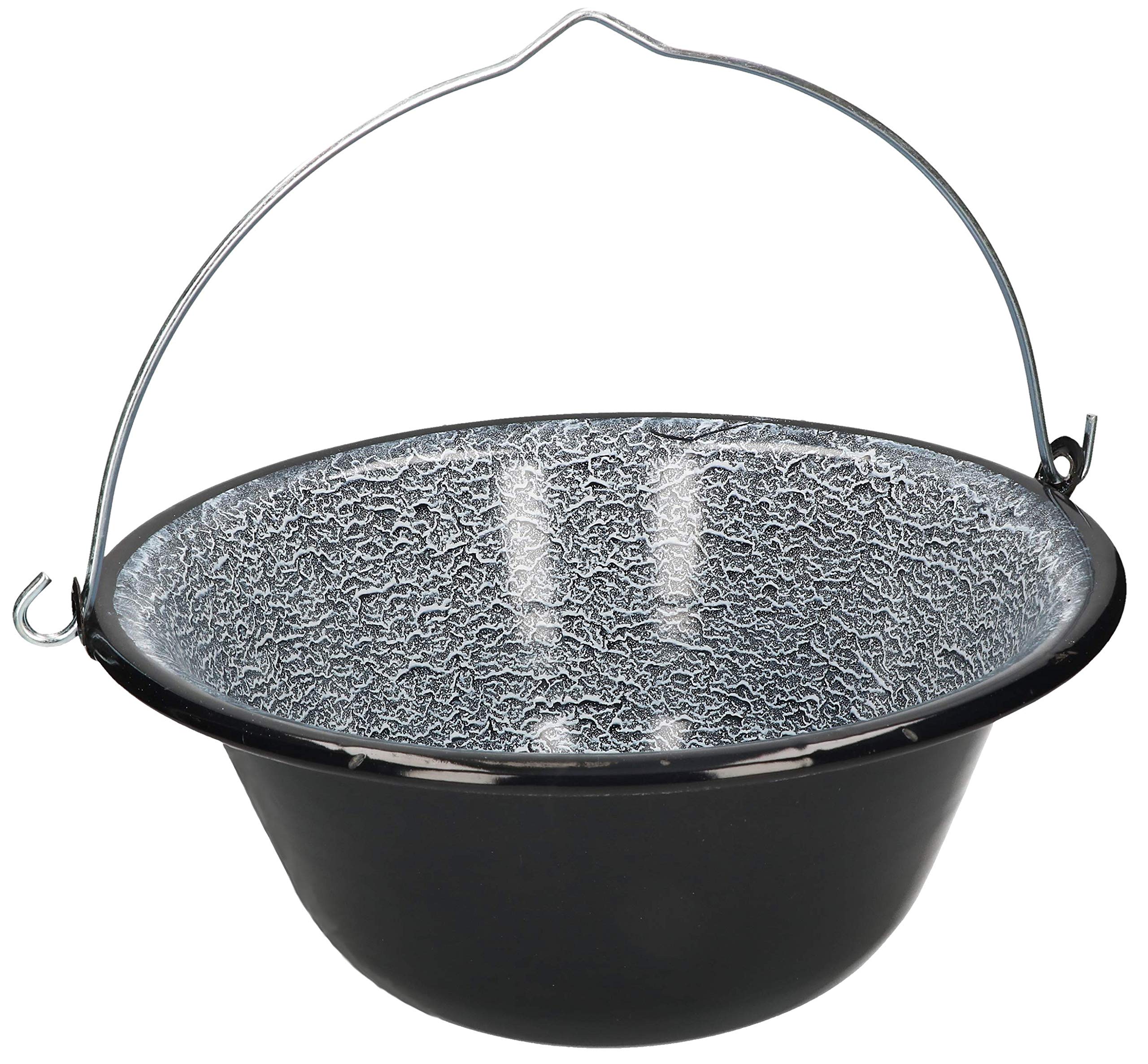 KOTARBAU® Hungarian Goulash Pot Enamelled 10 L for Hanging on Tripod Frame