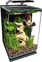Marineland Portrait 5 Gallon LED Aquarium Kit with Hidden Filtration, Daylight & Moonlight Lighting